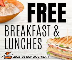 students eating breakfast